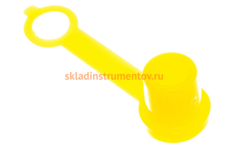 Защитный колпачок для пресс-масленок Groz из пластика, желтый GR46702