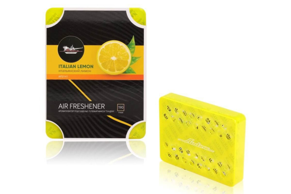 Гелевый ароматизатор под сиденье Airline макси Тундра итальянский лимон AFSI141