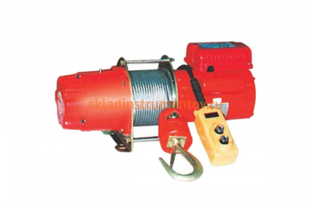 Электрическая лебедка (300 кг, 70 м, 220 В) EURO-LIFT KDJ-300E 00016933