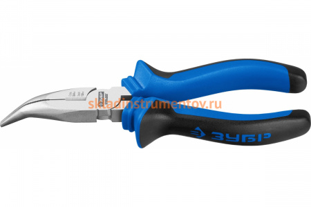 Изогнутые тонкогубцы Зубр БУЛЬДОГ 160 мм, Профессионал 2201-4-16_z02