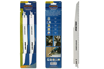 Пилки универсальные S4860DF (300 мм; BIM) для сабельной пилы ПРАКТИКА 773-576