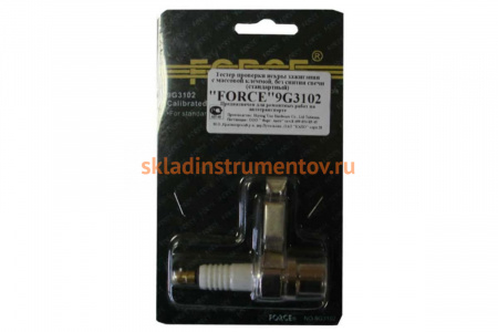 Тестер проверки искры зажигания с массовой клеммой без снятия свечи FORCE 9G3102