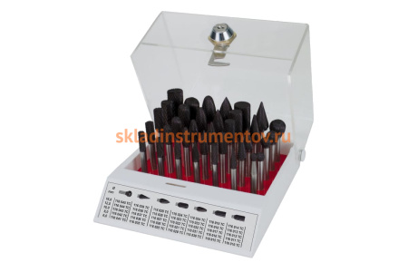 Набор борфрез твердосплавных (35 шт; HM-TiCN) Ruko 116008TC