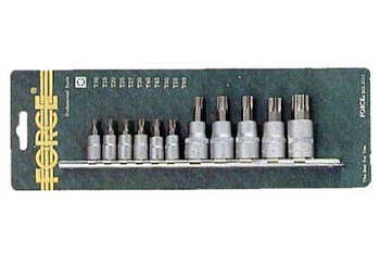 Набор бит-насадок Torx 1/4" и 3/8", 11 шт. FORCE 2111I