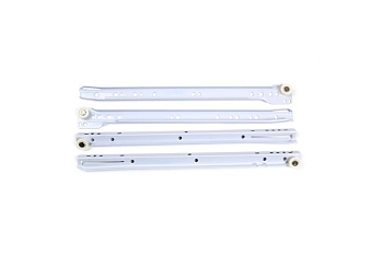 Роликовые направляющие JET 409 L350мм, комплект белый BMM409S.350WT.99