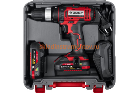 Ударная дрель-шуруповер ЗУБР ДШУ-185-22