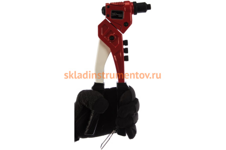 Заклепочник литой, поворотный, 290 мм, 0-360 заклепки 2,4-3,2-4,0-4,8 мм/, PRO MATRIX 40547 Заклепочник литой, поворотный, 290 мм, 0-360 заклепки 2,4-3,2-4,0-4,8 мм/, PRO MATRIX 40547