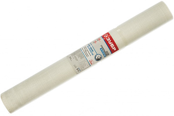 Армированная стеклотканевая сетка Зубр 5x5мм, 100см х 50м 1245-100-50