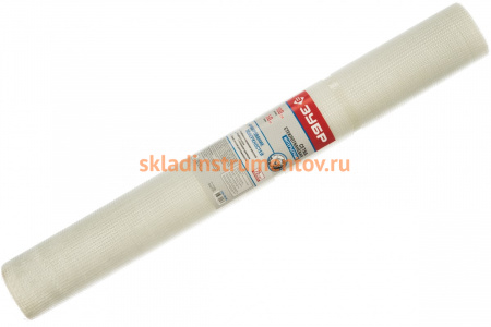 Армированная стеклотканевая сетка Зубр 5x5мм, 100см х 50м 1245-100-50