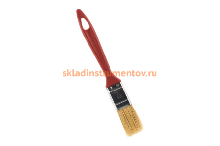 Плоская кисть STAYER UNIVERSAL-MASTER натуральная щетина, пластмассовая ручка, 25мм 0107-25_z01