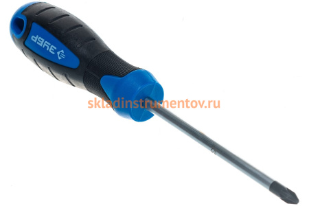 Слесарная отвертка Зубр Cr-Mo PZ2 x 100 мм Проф 25233-2