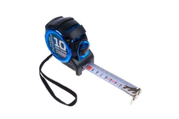 Рулетка РемоКолор RemoStar, обрезиненный корпус, усиленная лента, автостоп, 10мх25мм, 15-4-310