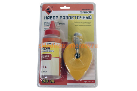 Разметочный набор (краска красная) Энкор 10126