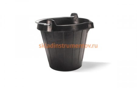 Промышленное резиновое ведро с носиком RUBI №4 10 л 88912