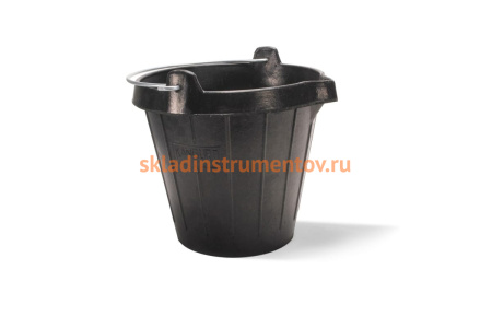 Промышленное резиновое ведро с носиком RUBI №4 10 л 88912