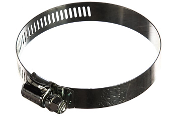 Стальные хомуты Зубр МАСТЕР с просечной лентой ПЛ-12,7, 57-76мм, 50шт 37805-057-76-50