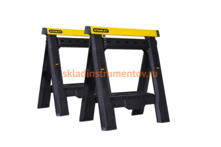 Козлы складные пластмассовые регулируемые по высоте комплект из 2-х шт. STANLEY  STST1-70559