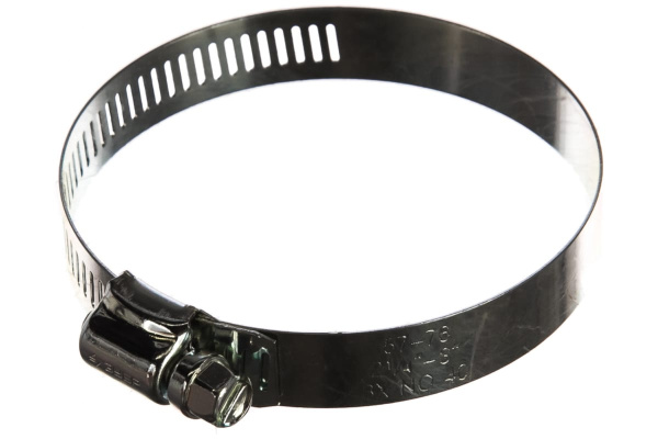 Стальные хомуты Зубр МАСТЕР с просечной лентой ПЛ-12,7, 57-76мм, 50шт 37805-057-76-50