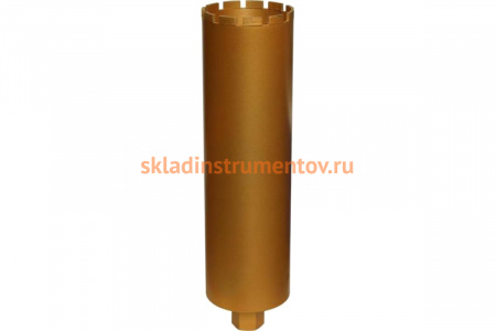 Коронка алмазная Профи (122х450 мм; посадка 1 1/4) ПРАКТИКА KA-122-450