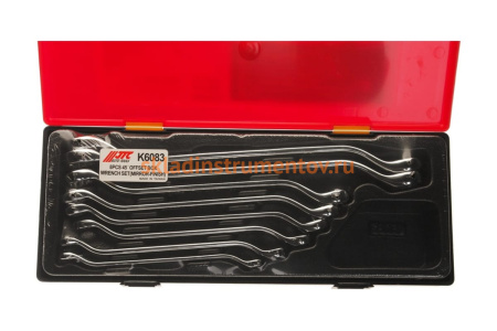 Набор накидных ключей 45град, в кейсе 8шт JTC-K6083
