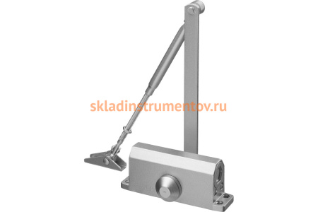 Дверной доводчик для дверей массой до 40 кг STAYER цвет серебро 37915-50