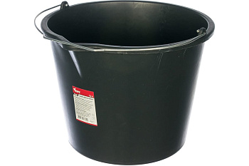 Строительное пластиковое ведро для перемешивания раствора с носиком 12 л КУРС 4087