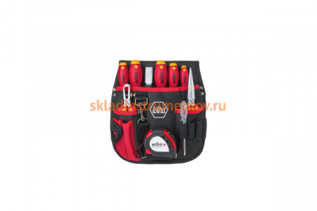 Набор сумка электрика SL/PZ, 10 штук WIHA 40282