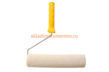 Валик Сибртех Лаки, 250 мм, ворс 5 мм, D - 48 мм, D ручки - 6 мм, велюр 80239