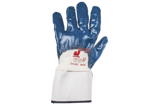 Защитные перчатки с нитриловым покрытием JetaSafety JN067/Xl