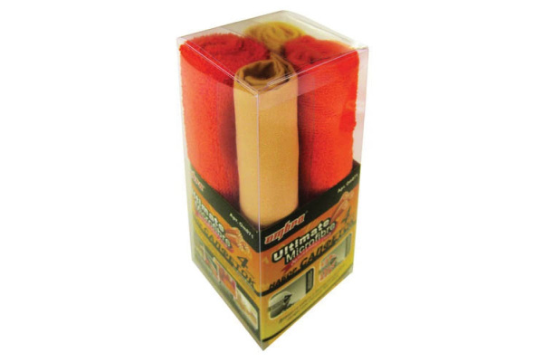 Набор салфеток из микрофибры (35х35 см; 4 шт.) в квадратной тубе OMBRA OM071