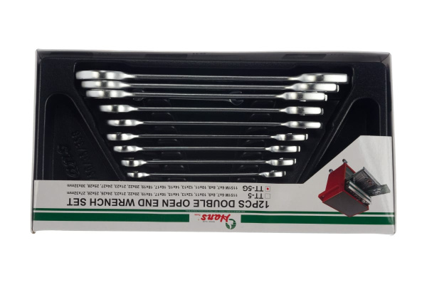 Набор рожковых ключей Hans ложемент 12 пр TT-5G