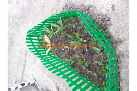 Декоративный забор GRINDA АР ДЕКО 28х300 см, зеленый 422203-G