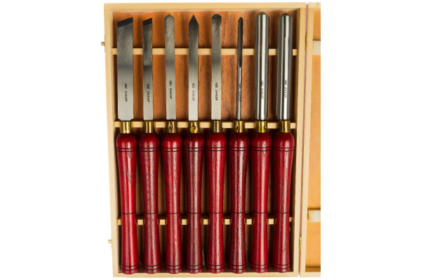 Набор резцов токарных 8 шт. по дереву Энкор 10430