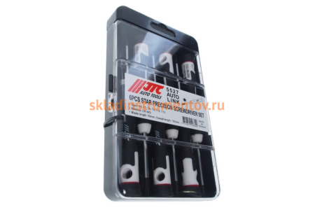 Набор прецизионных отверток 6шт 150мм JTC-5527