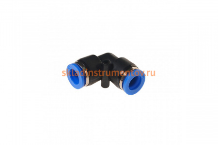 Фитинг угловой для пластиковых трубок (10 мм) ROCKFORCE RF-SPV10