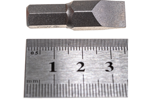 Бита шлицевая короткая (SL 10; 5/16") Hans 012-4M10