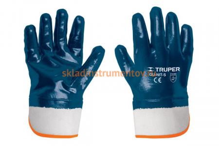 Рабочие перчатки Truper хлопок, покрытие из нитрила GU-NIT-S 15245