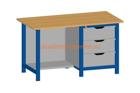 Верстак Верстакофф ВСД 2Д ОПС1Д 102125