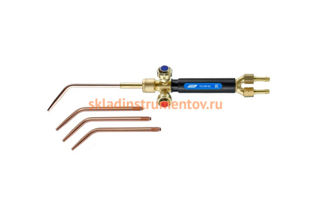 Ацетиленовая горелка ПТК Г2-4М-01 с 4-мя цельнотянутыми наконечниками 00000030297
