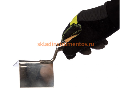 Кельма 80х60х60мм (угловая, нержавеющая, внешняя) Biber 35422 тов-048274