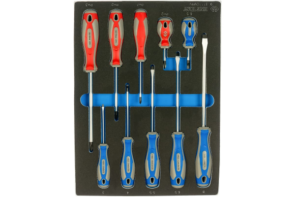 Набор отверток (ложемент, 10 предметов) KING TONY 9-31110MRV