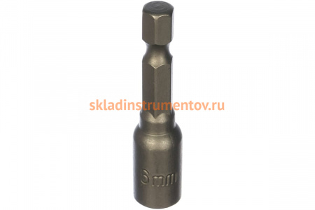 Торцовая головка 1/4" магнитная 6х48 мм Энкор 22814
