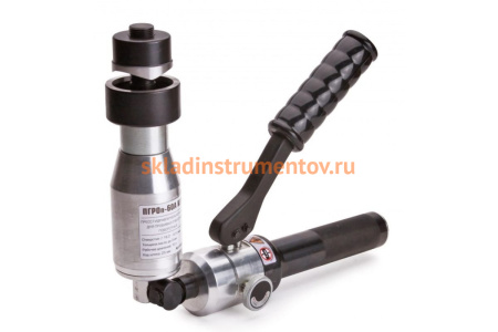 Поворотный гидравлический ручной пресс для пробивки отверстий КВТ ПГРОп-60А 66536 Поворотный гидравлический ручной пресс для пробивки отверстий КВТ ПГРОп-60А 66536