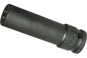 Головка 1/2", 12-гранная, ударная, L=85 мм, 13 мм FORCE 4458513