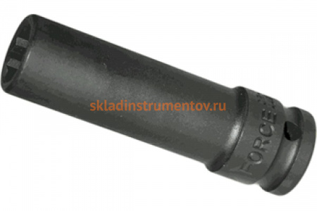 Головка 1/2", 12-гранная, ударная, L=85 мм, 13 мм FORCE 4458513
