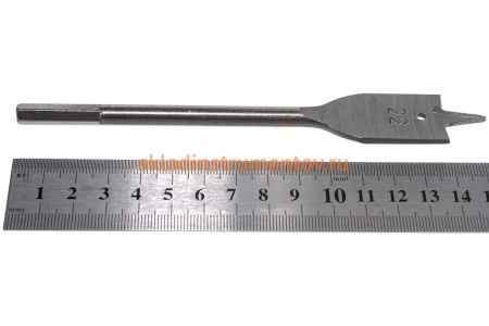 Сверло по дереву перовое (22х150 мм) СИБРТЕХ 70372