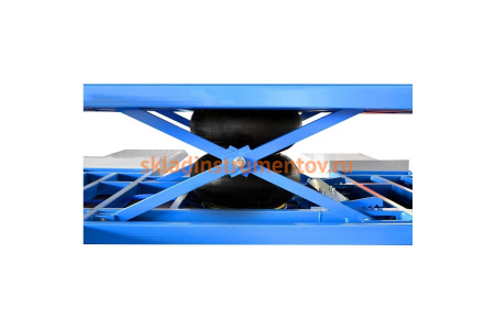 Пневматический ножничный подъемник с дополнительными лапами 2500кг Trommelberg TST25P