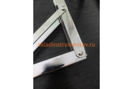 Складной кронштейн для полок MFK-TORG 300х155мм никель SB-53 НЕКОНДИЦИЯ К-53-300х155