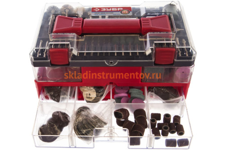 Набор мини-насадок для гравировальных машин 349 предметов Зубр 35905-H349