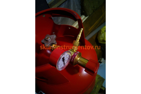 Баллон пропановый 27 л с вентилем ВБК НЗГА с предохранительным клапаном Спец СВ-БАЛ27ВБКН